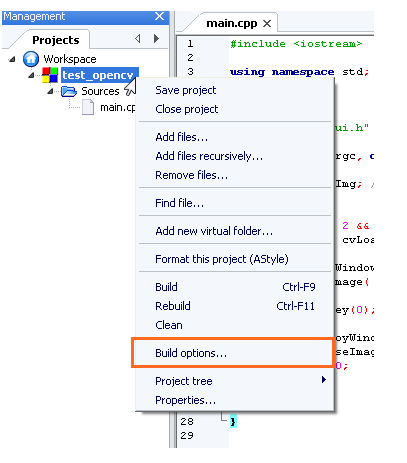 codeblocks compiler problem